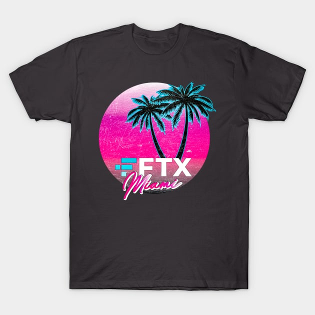 FTX Miami - The Party Never Ends T-Shirt by scottdraft